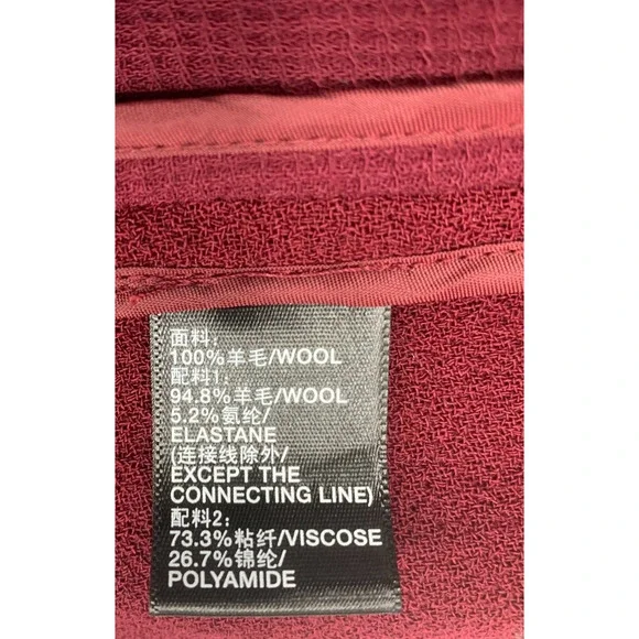 NEW Lafayette 148 New York Sz EU 38 US 2 Shiraz Wool Knit Zip Career Jacket NWT
